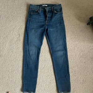 GRLFRND Dark Blue Skinny Jeans